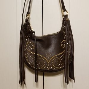 MICHAEL KORS "RHEA" STUDDED CROSSBODY